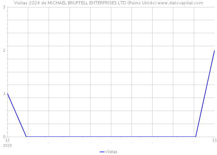 Visitas 2024 de MICHAEL BRUFFELL ENTERPRISES LTD (Reino Unido) 