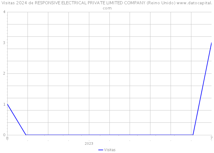 Visitas 2024 de RESPONSIVE ELECTRICAL PRIVATE LIMITED COMPANY (Reino Unido) 