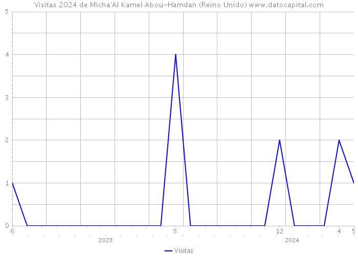 Visitas 2024 de Micha'Al Kamel Abou-Hamdan (Reino Unido) 