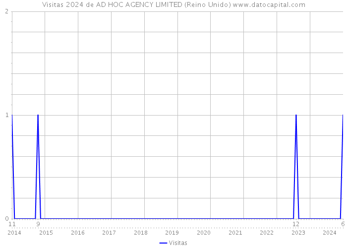 Visitas 2024 de AD HOC AGENCY LIMITED (Reino Unido) 