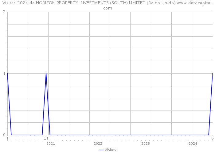 Visitas 2024 de HORIZON PROPERTY INVESTMENTS (SOUTH) LIMITED (Reino Unido) 