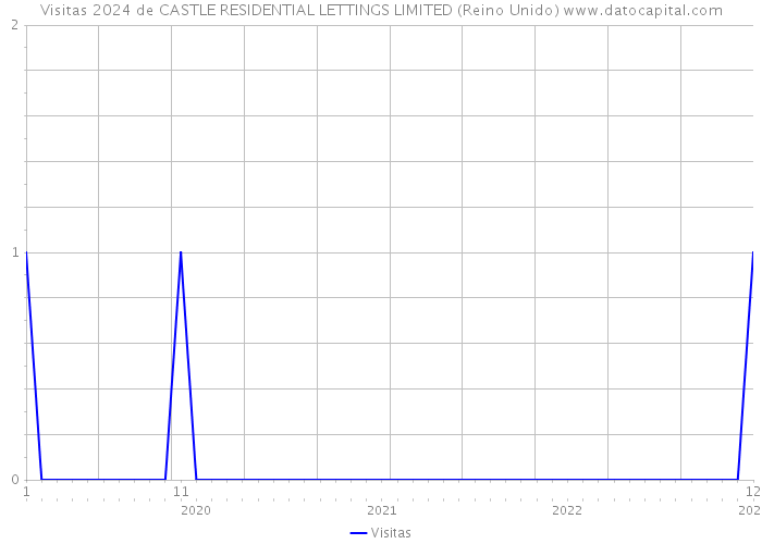 Visitas 2024 de CASTLE RESIDENTIAL LETTINGS LIMITED (Reino Unido) 