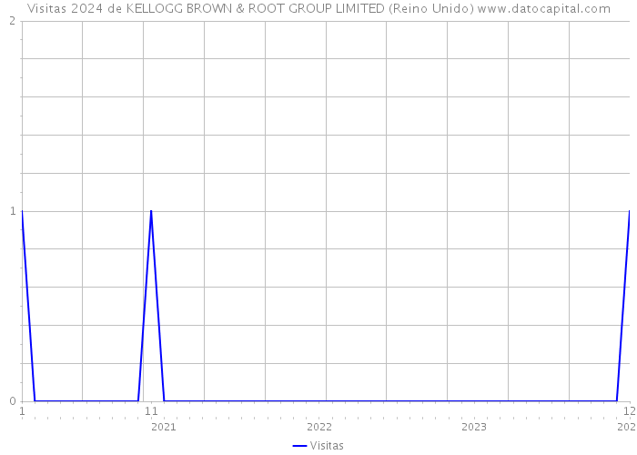 Visitas 2024 de KELLOGG BROWN & ROOT GROUP LIMITED (Reino Unido) 