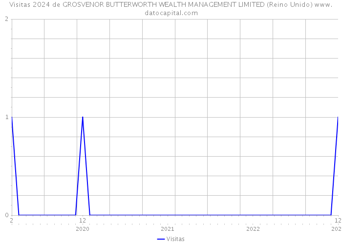 Visitas 2024 de GROSVENOR BUTTERWORTH WEALTH MANAGEMENT LIMITED (Reino Unido) 