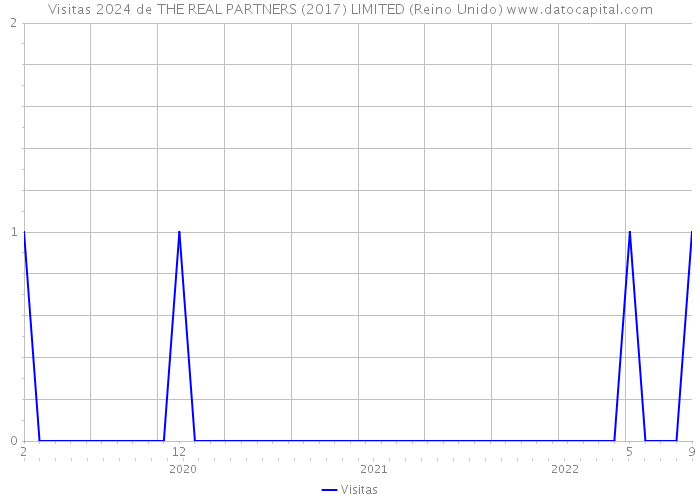 Visitas 2024 de THE REAL PARTNERS (2017) LIMITED (Reino Unido) 