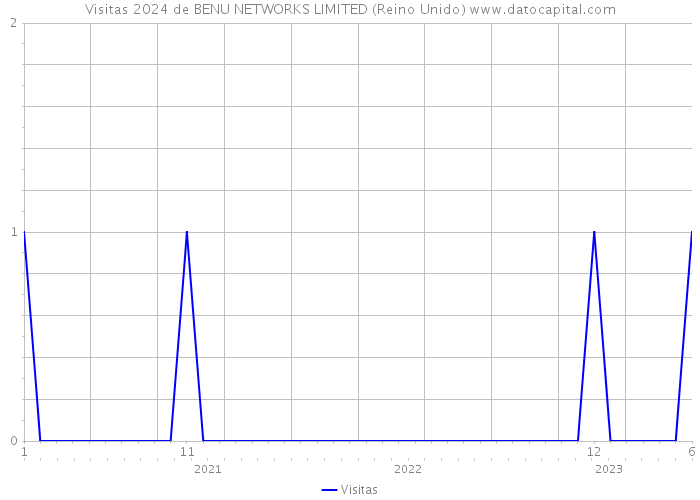 Visitas 2024 de BENU NETWORKS LIMITED (Reino Unido) 