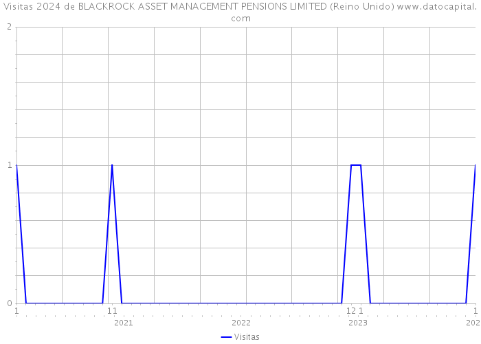 Visitas 2024 de BLACKROCK ASSET MANAGEMENT PENSIONS LIMITED (Reino Unido) 