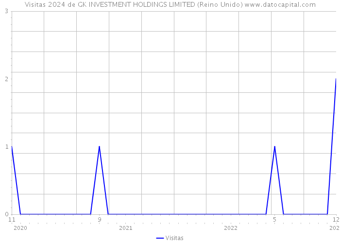 Visitas 2024 de GK INVESTMENT HOLDINGS LIMITED (Reino Unido) 