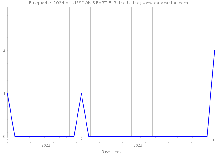 Búsquedas 2024 de KISSOON SIBARTIE (Reino Unido) 