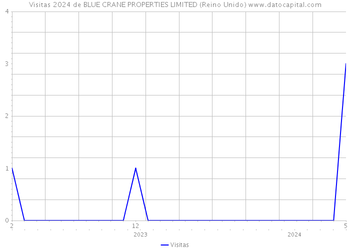 Visitas 2024 de BLUE CRANE PROPERTIES LIMITED (Reino Unido) 