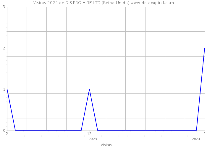 Visitas 2024 de D B PRO HIRE LTD (Reino Unido) 