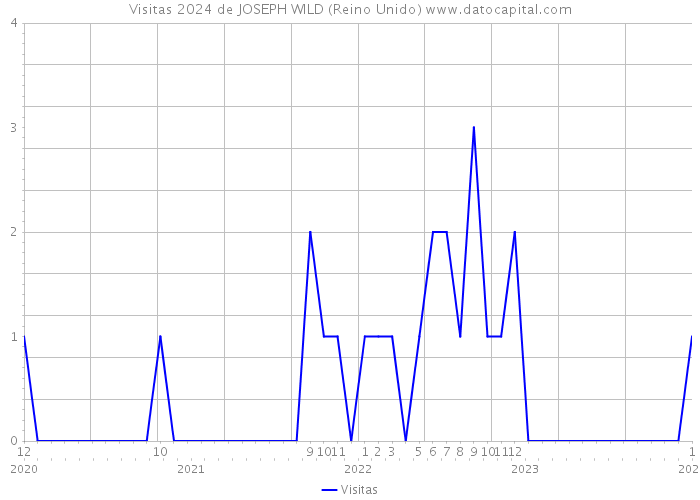 Visitas 2024 de JOSEPH WILD (Reino Unido) 