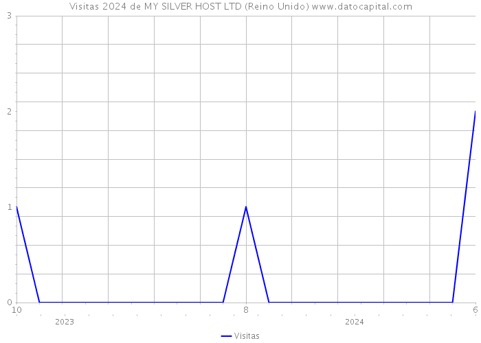 Visitas 2024 de MY SILVER HOST LTD (Reino Unido) 