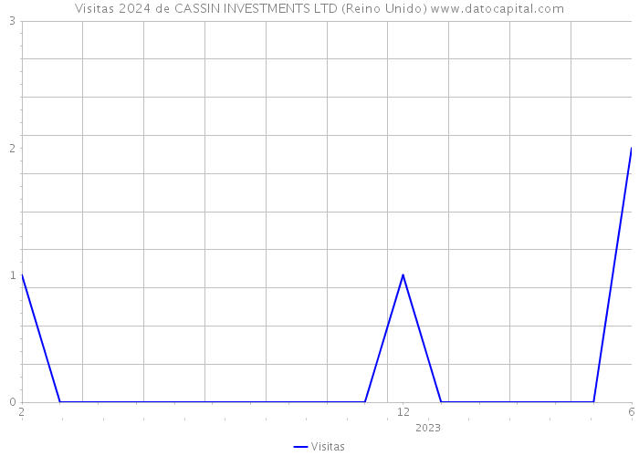 Visitas 2024 de CASSIN INVESTMENTS LTD (Reino Unido) 