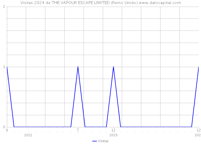 Visitas 2024 de THE VAPOUR ESCAPE LIMITED (Reino Unido) 