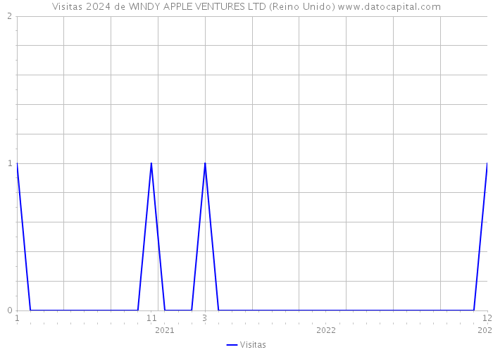 Visitas 2024 de WINDY APPLE VENTURES LTD (Reino Unido) 