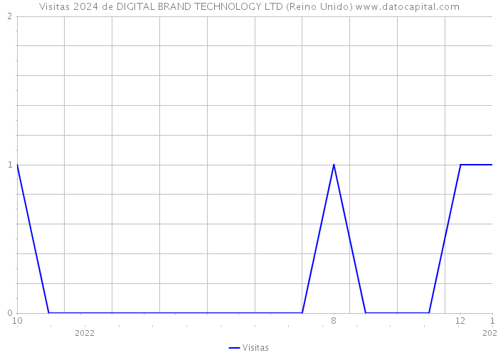 Visitas 2024 de DIGITAL BRAND TECHNOLOGY LTD (Reino Unido) 