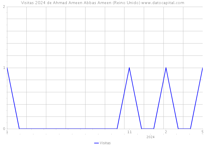 Visitas 2024 de Ahmad Ameen Abbas Ameen (Reino Unido) 