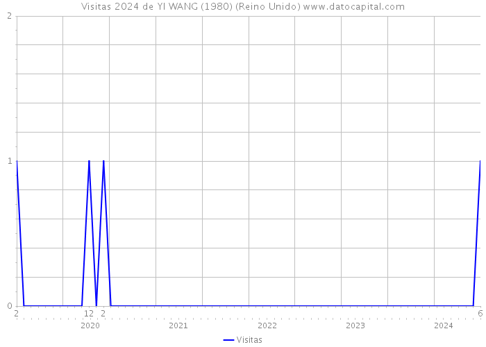 Visitas 2024 de YI WANG (1980) (Reino Unido) 