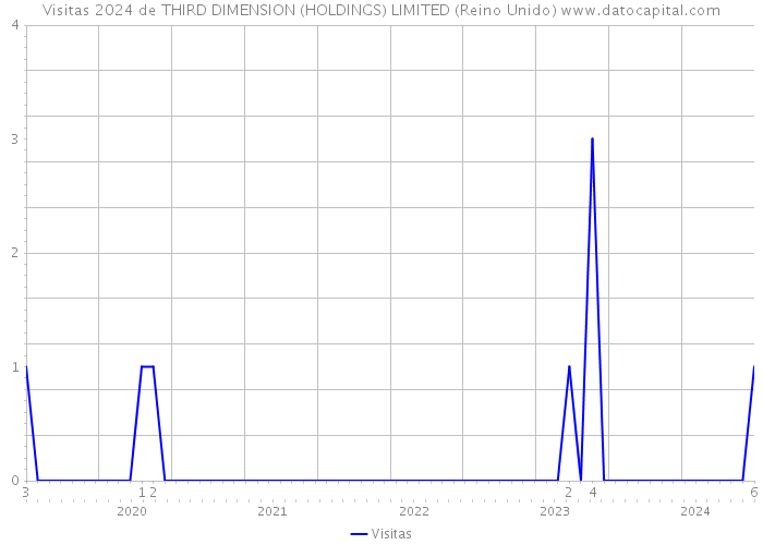 Visitas 2024 de THIRD DIMENSION (HOLDINGS) LIMITED (Reino Unido) 