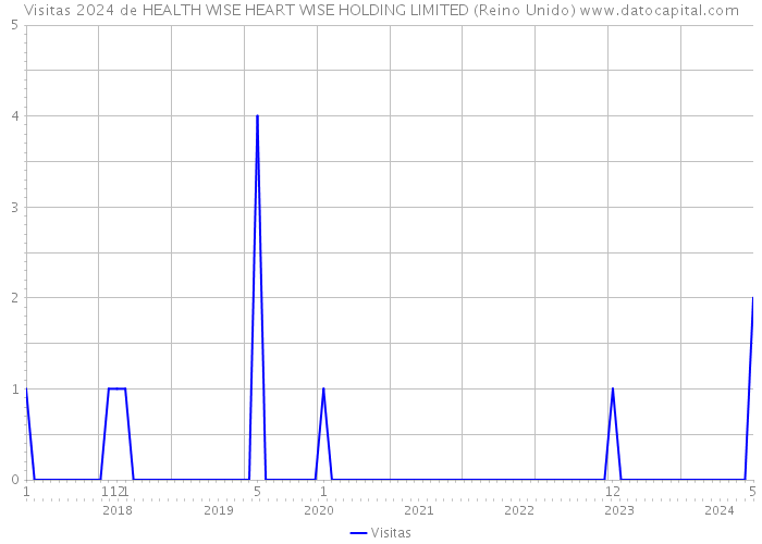 Visitas 2024 de HEALTH WISE HEART WISE HOLDING LIMITED (Reino Unido) 