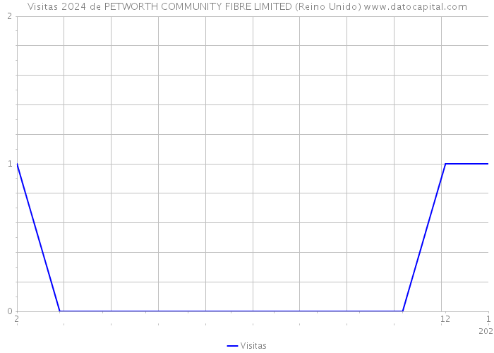 Visitas 2024 de PETWORTH COMMUNITY FIBRE LIMITED (Reino Unido) 