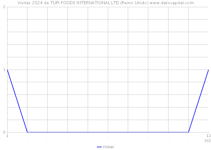 Visitas 2024 de TUPI FOODS INTERNATIONAL LTD (Reino Unido) 