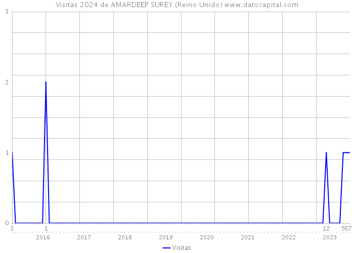 Visitas 2024 de AMARDEEP SUREY (Reino Unido) 