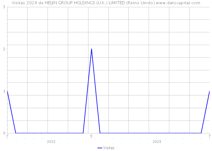 Visitas 2024 de HEIJIN GROUP HOLDINGS (U.K.) LIMITED (Reino Unido) 