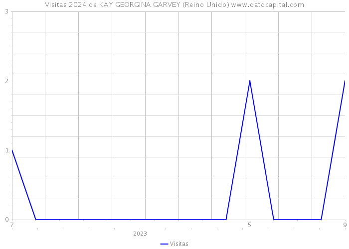 Visitas 2024 de KAY GEORGINA GARVEY (Reino Unido) 