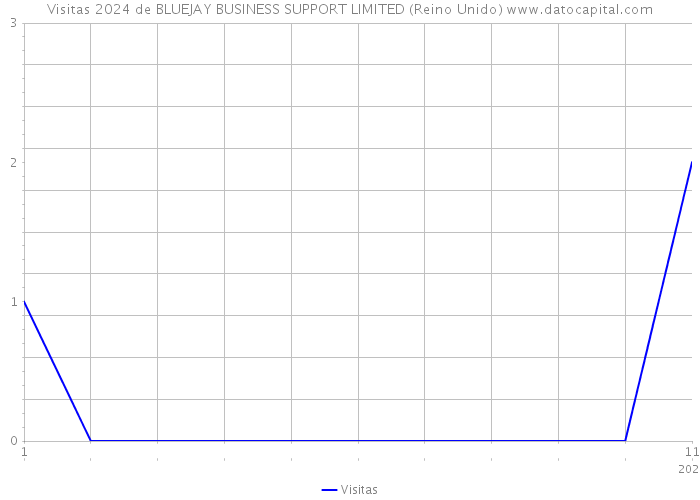 Visitas 2024 de BLUEJAY BUSINESS SUPPORT LIMITED (Reino Unido) 