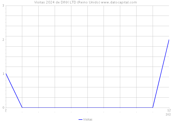 Visitas 2024 de DINX LTD (Reino Unido) 