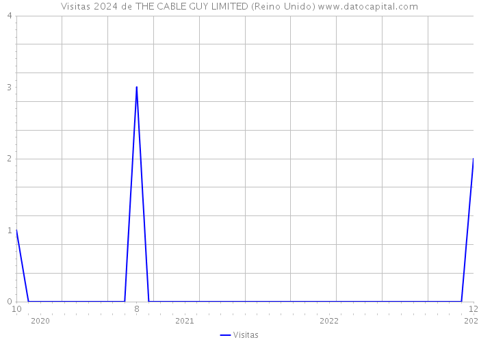 Visitas 2024 de THE CABLE GUY LIMITED (Reino Unido) 