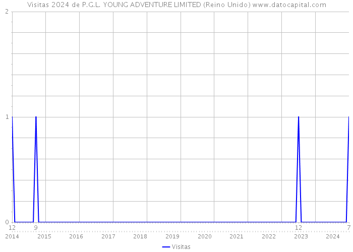 Visitas 2024 de P.G.L. YOUNG ADVENTURE LIMITED (Reino Unido) 