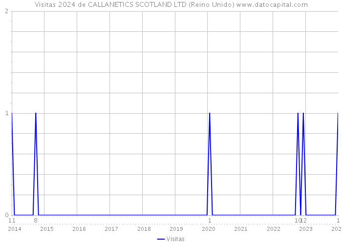 Visitas 2024 de CALLANETICS SCOTLAND LTD (Reino Unido) 