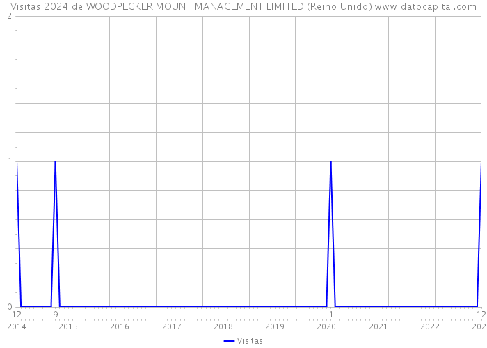 Visitas 2024 de WOODPECKER MOUNT MANAGEMENT LIMITED (Reino Unido) 