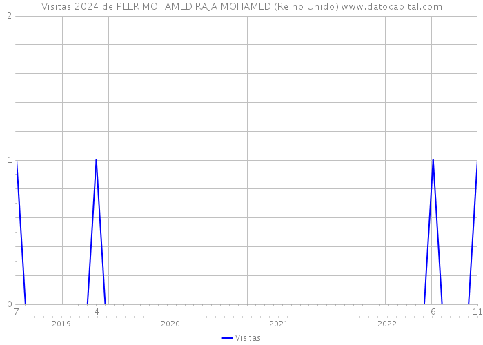Visitas 2024 de PEER MOHAMED RAJA MOHAMED (Reino Unido) 