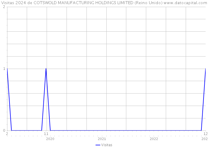 Visitas 2024 de COTSWOLD MANUFACTURING HOLDINGS LIMITED (Reino Unido) 