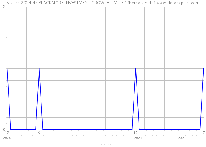 Visitas 2024 de BLACKMORE INVESTMENT GROWTH LIMITED (Reino Unido) 