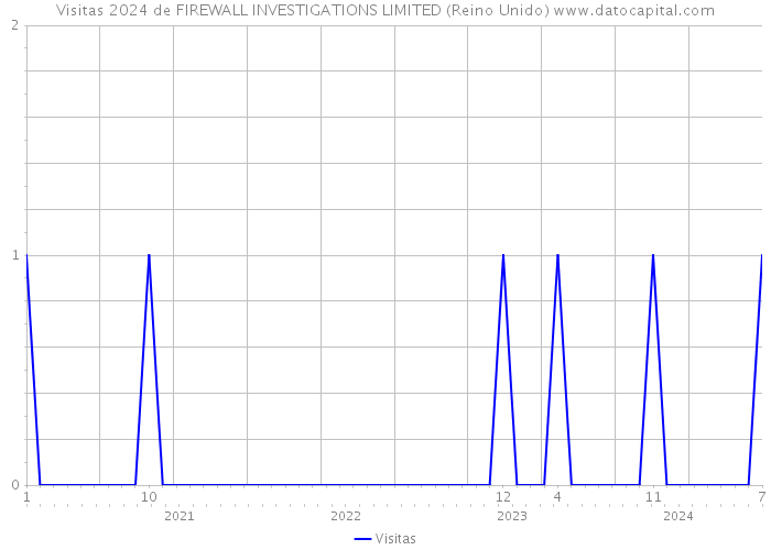 Visitas 2024 de FIREWALL INVESTIGATIONS LIMITED (Reino Unido) 