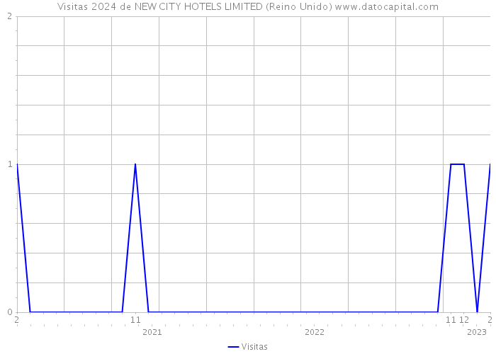 Visitas 2024 de NEW CITY HOTELS LIMITED (Reino Unido) 