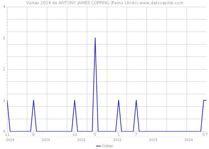 Visitas 2024 de ANTONY JAMES COPPING (Reino Unido) 