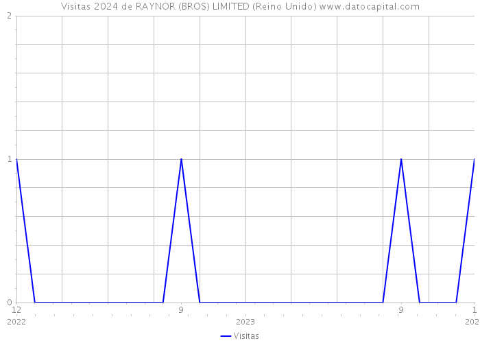 Visitas 2024 de RAYNOR (BROS) LIMITED (Reino Unido) 