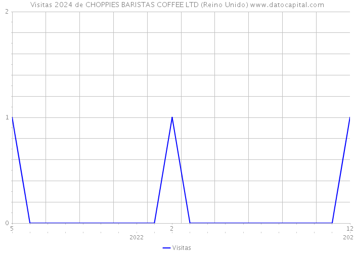 Visitas 2024 de CHOPPIES BARISTAS COFFEE LTD (Reino Unido) 