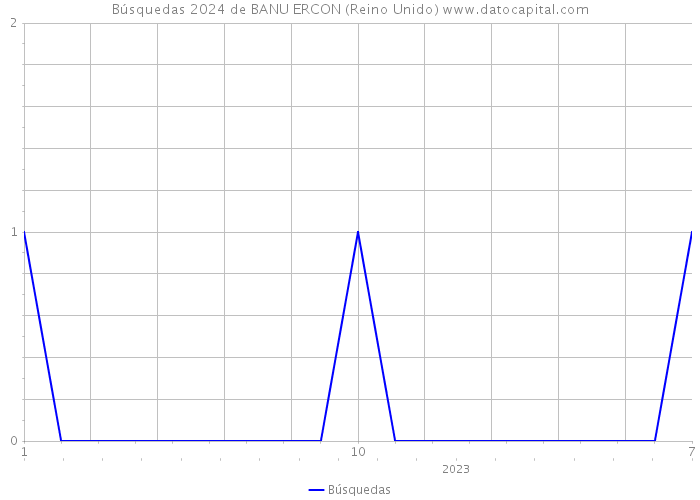 Búsquedas 2024 de BANU ERCON (Reino Unido) 