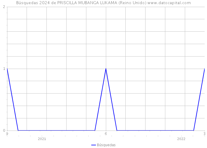 Búsquedas 2024 de PRISCILLA MUBANGA LUKAMA (Reino Unido) 