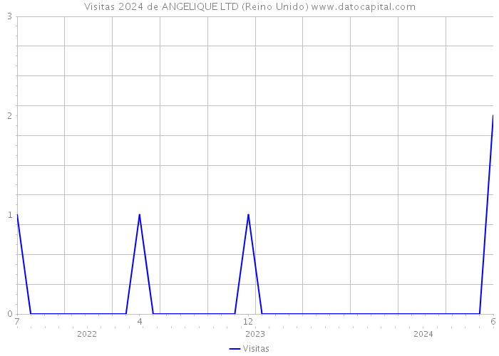 Visitas 2024 de ANGELIQUE LTD (Reino Unido) 