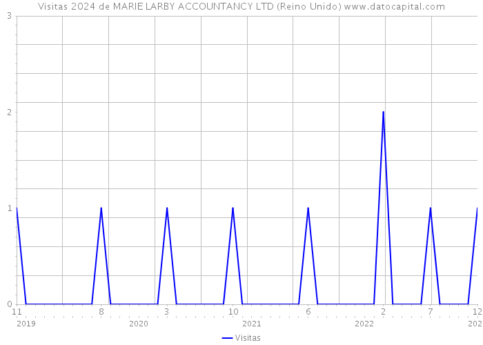 Visitas 2024 de MARIE LARBY ACCOUNTANCY LTD (Reino Unido) 