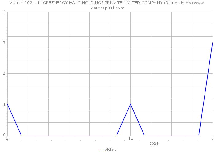 Visitas 2024 de GREENERGY HALO HOLDINGS PRIVATE LIMITED COMPANY (Reino Unido) 