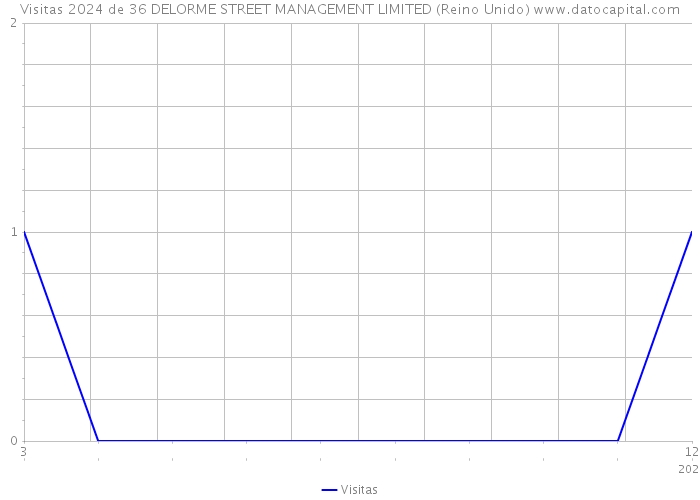 Visitas 2024 de 36 DELORME STREET MANAGEMENT LIMITED (Reino Unido) 